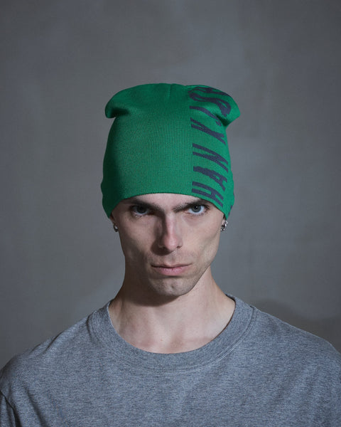 Logo Cuffless Beanie - Vibrant Green