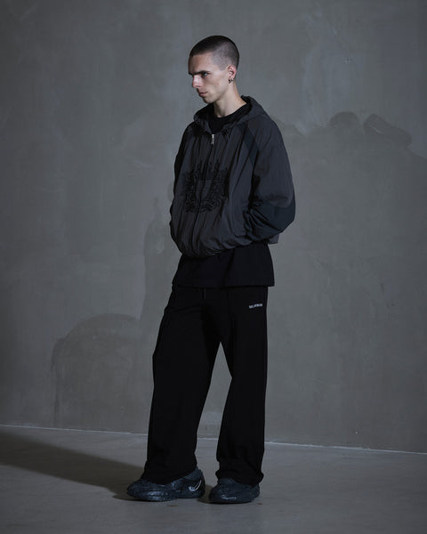 Crest Logo Track Jacket - Black