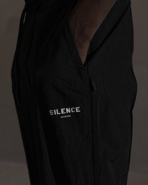 Cropped Track Trousers - Anthracite Black