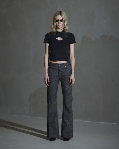 Diamond Slim T-Shirt - Washed Black