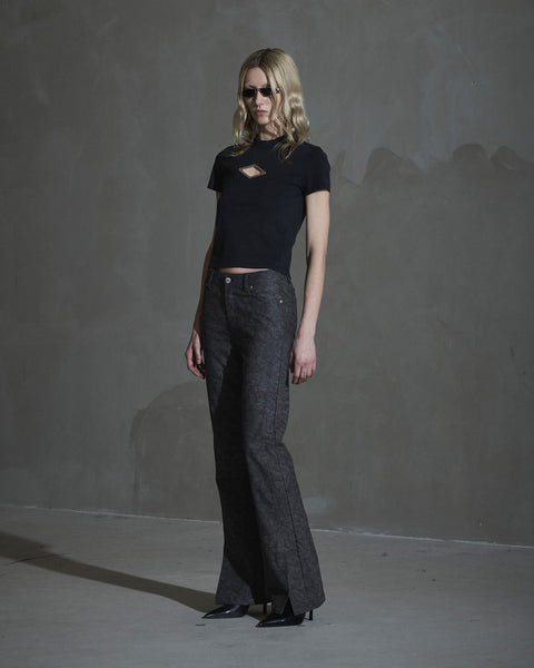 Diamond Slim T-Shirt - Washed Black