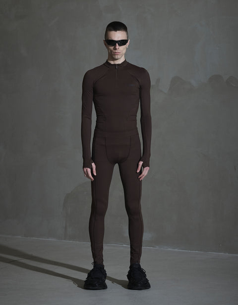 Technical Tights - Coffe Brown