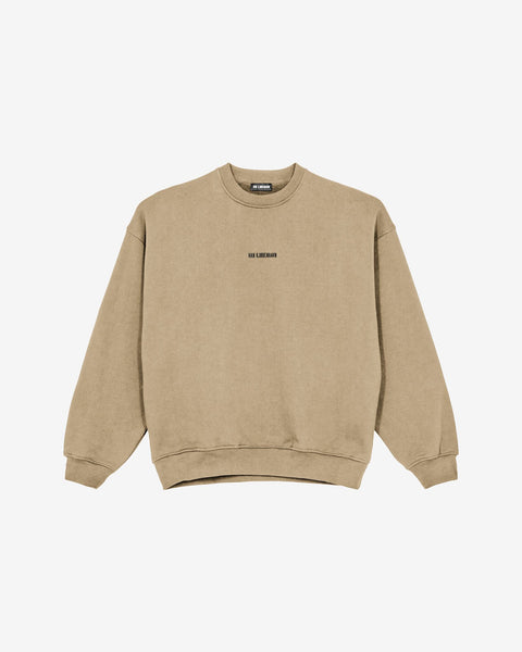 Daily Oversized Crewneck - Sand