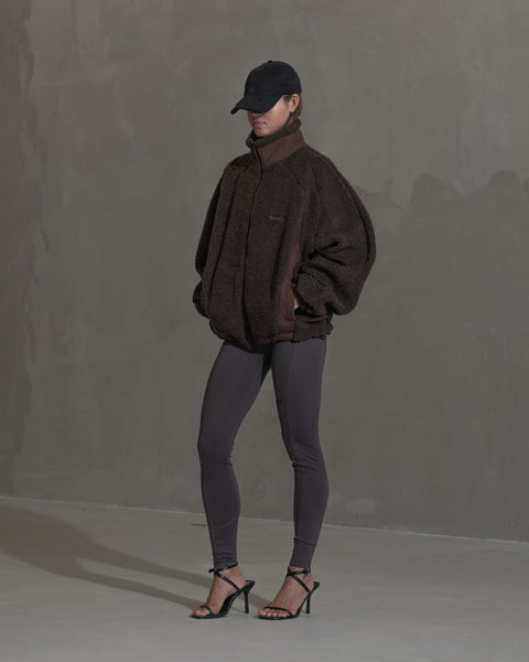Fleece Jacket - Dark Brown