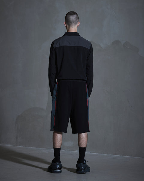 Elasticated Shirt - Black