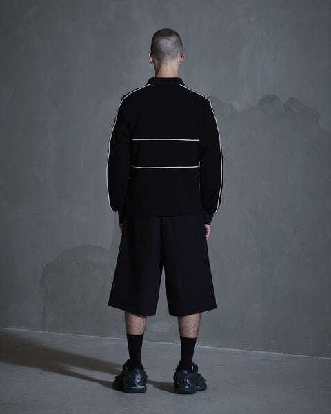 Logo LS Polo Shirt - Black