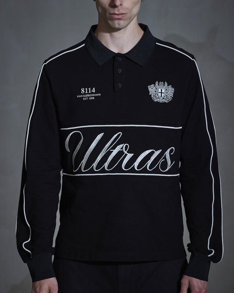 Logo LS Polo Shirt - Black