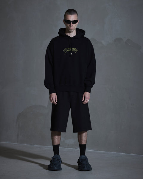 Love Corp Oversized Hoodie - Black