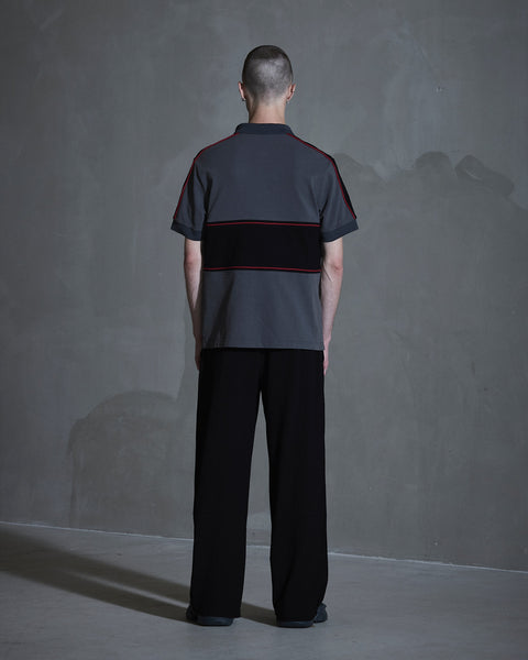 Logo Polo Tee - Dark Grey