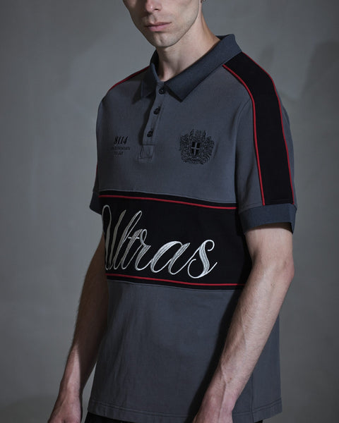 Logo Polo Tee - Dark Grey