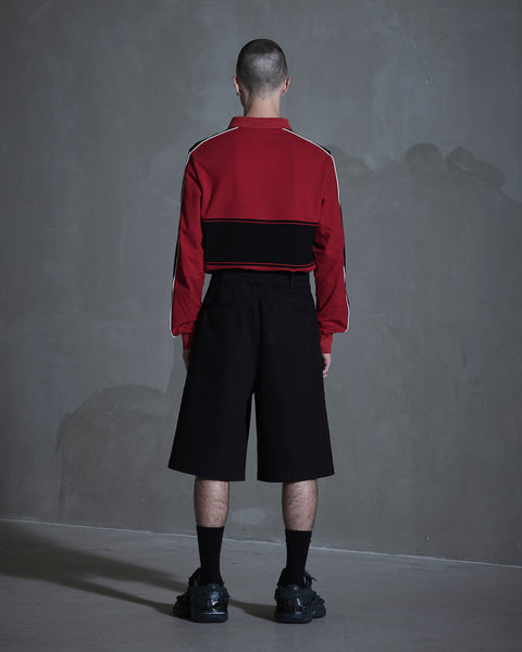 Logo LS Polo Shirt - Red