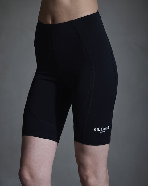 Silence Technical Bike Shorts - Anthracite Black
