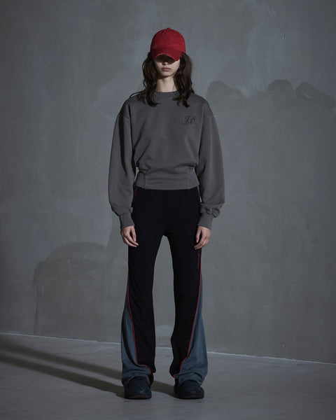 Monogram Crewneck - Dusty Brown