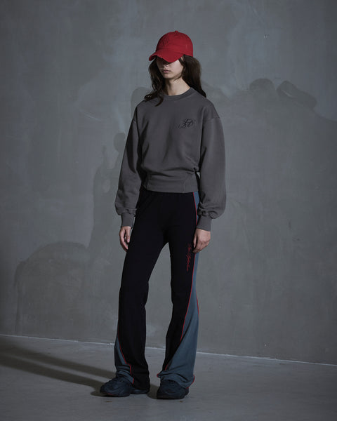 Monogram Crewneck - Dusty Brown