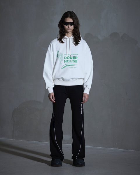 Döner House Oversized Hoodie - Off White