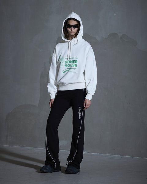 Döner House Oversized Hoodie - Off White