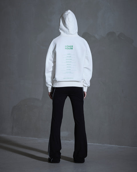 Döner House Oversized Hoodie - Off White