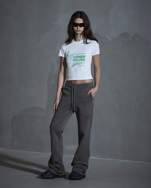 Monogram Jersey Trousers - Dusty Brown