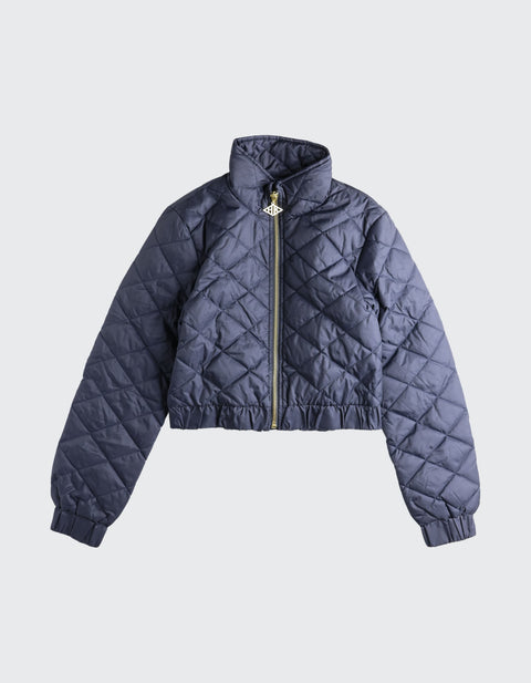 Second Life Track Top / L - Navy Ribstop