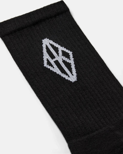 2-Pack Diamond Socks - Black