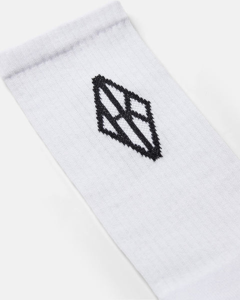 2-Pack Diamond Socks - Off White