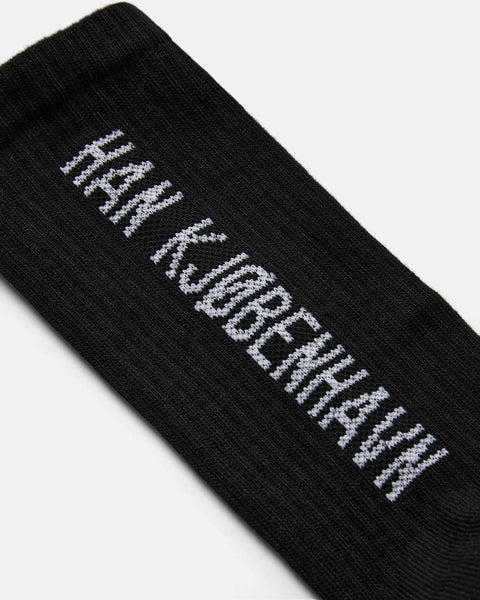 2-Pack Logo Socks - Black