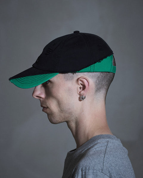 Diamond Cap - Black/ Vibrant Green