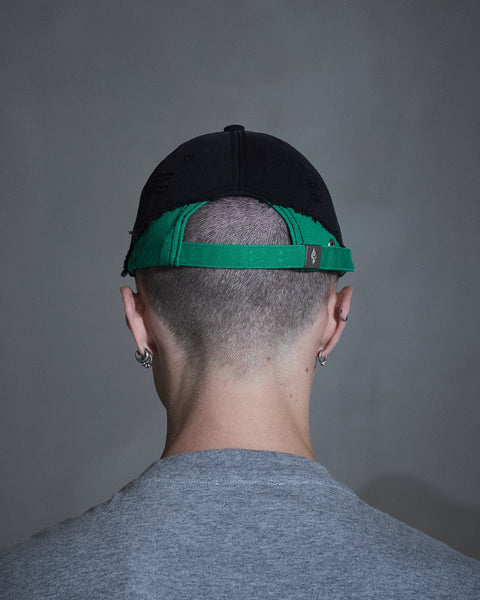 Diamond Cap - Black/ Vibrant Green