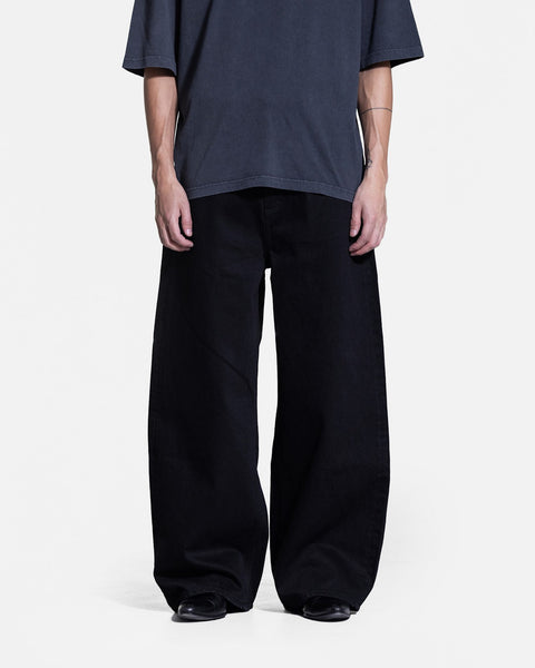 Baggy Denim Jeans - Black Tint