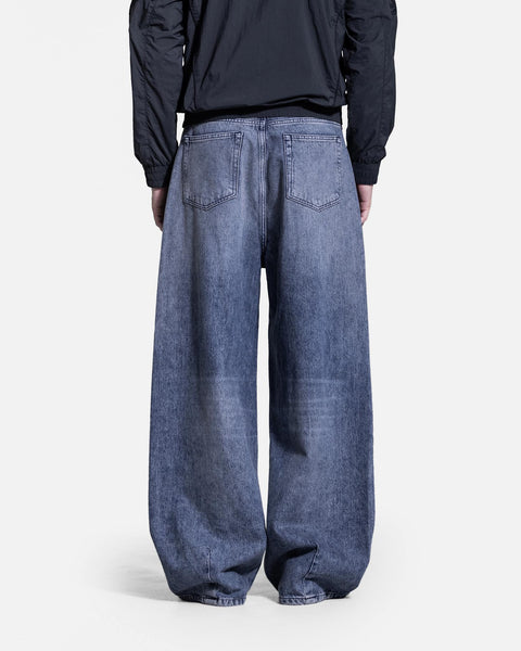 Baggy Denim Jeans - Dirty Blue