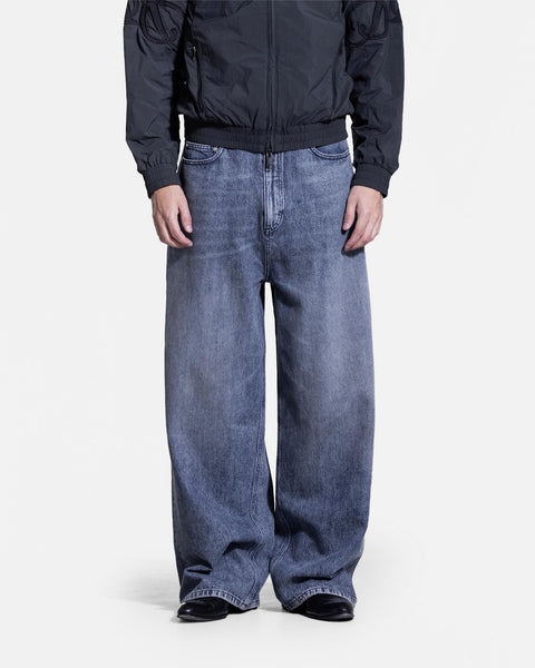 Baggy Denim Jeans - Dirty Blue