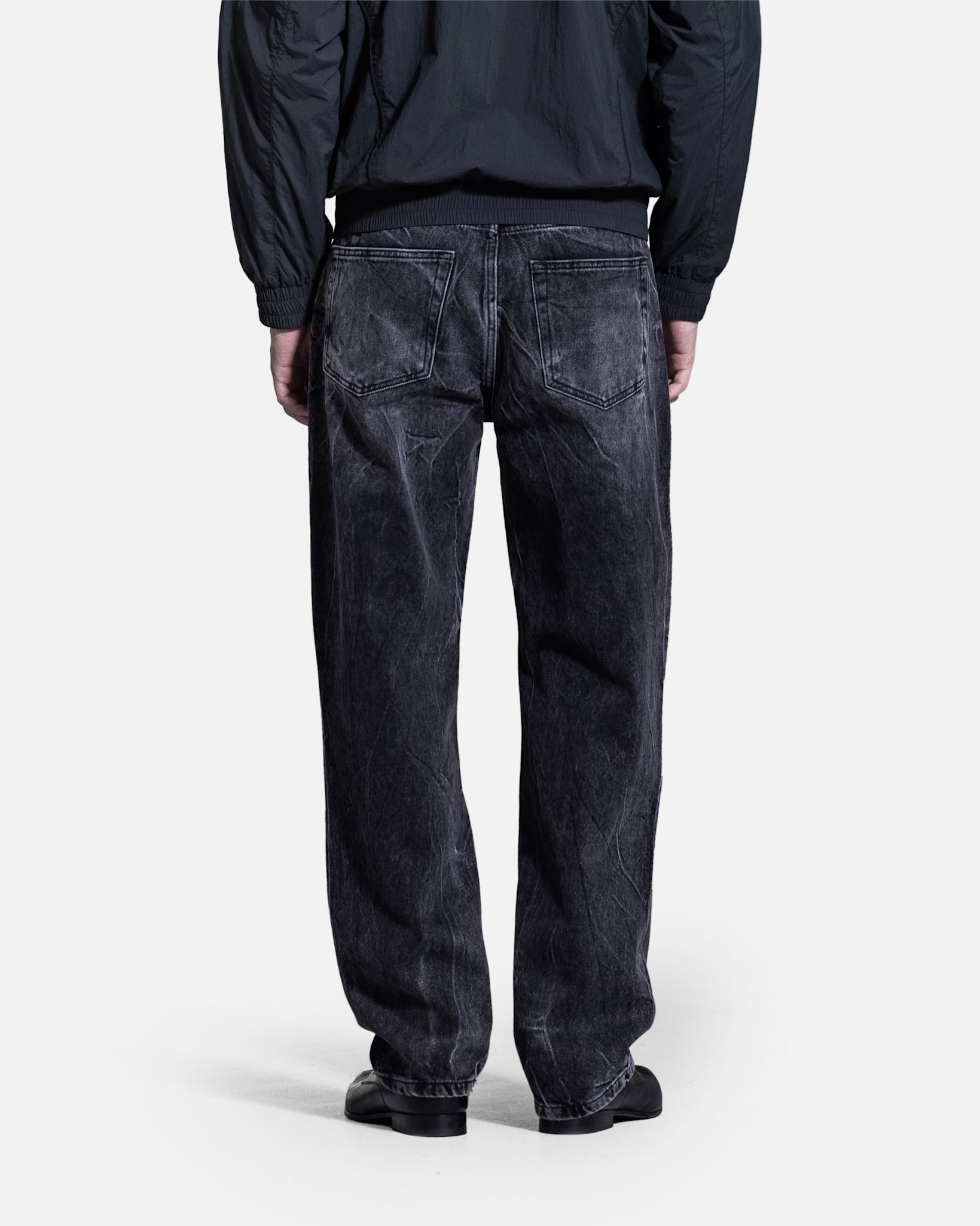 Relaxed Denim Jeans - Black Vein – Han Kjøbenhavn