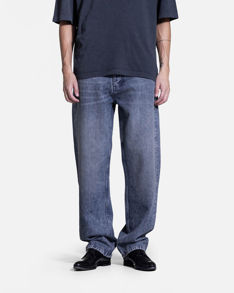 Relaxed Denim Jeans - Dirty Blue