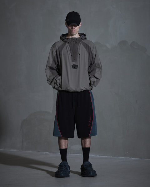 Technical Crest Anorak - Dusty Brown