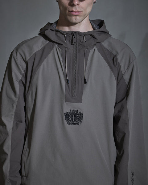 Technical Crest Anorak - Dusty Brown