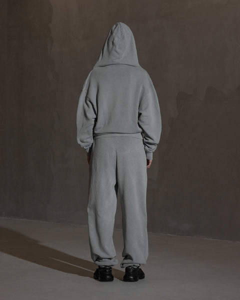 Double Layered Hoodie - Steel Grey