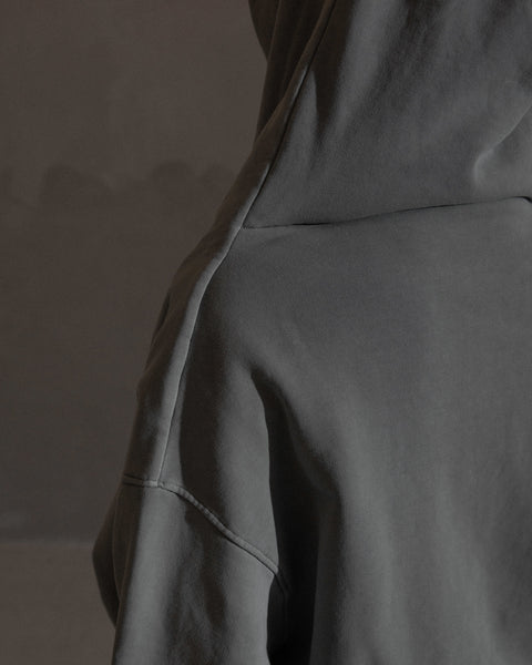 Double Layered Hoodie - Steel Grey