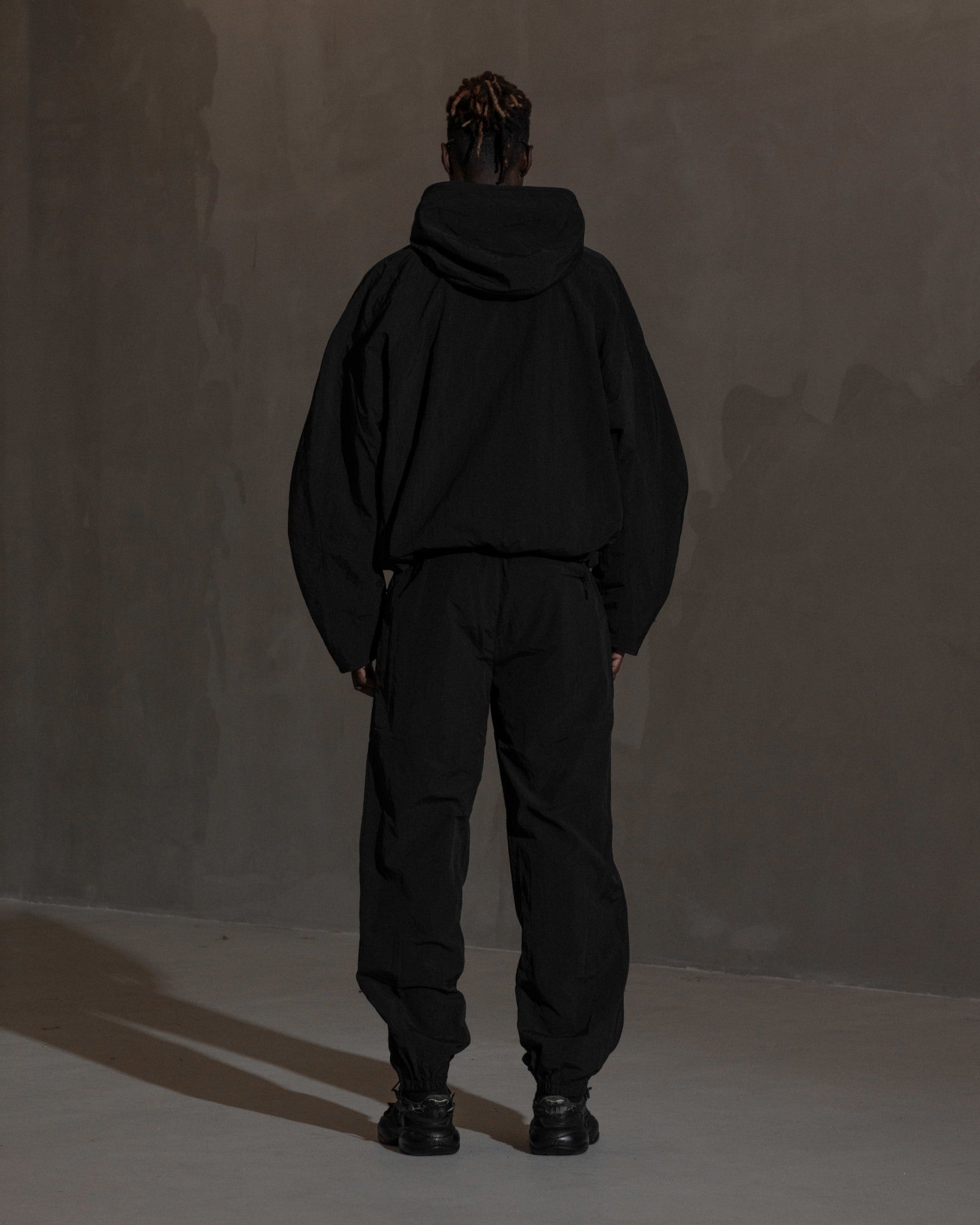 Windbreaker Technical Jacket - Anthracite Black – Han Kjøbenhavn