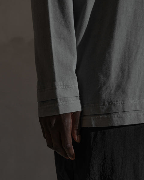 Layered Long Sleeve - Steel Grey