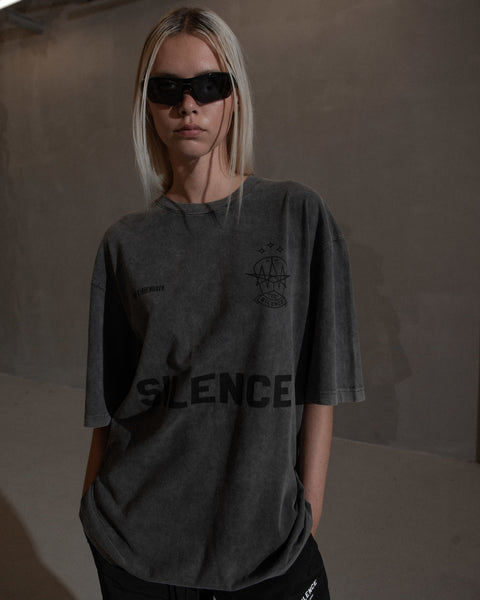 Silence FC T-Shirt - Ash Grey