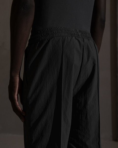 Cropped Track Trousers - Anthracite Black