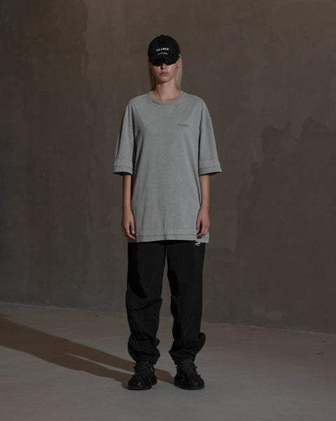 Layered Tee - Steel Grey