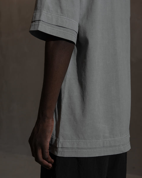 Layered Tee - Steel Grey