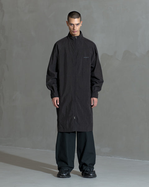 Long Track Jacket - Anthracite Black