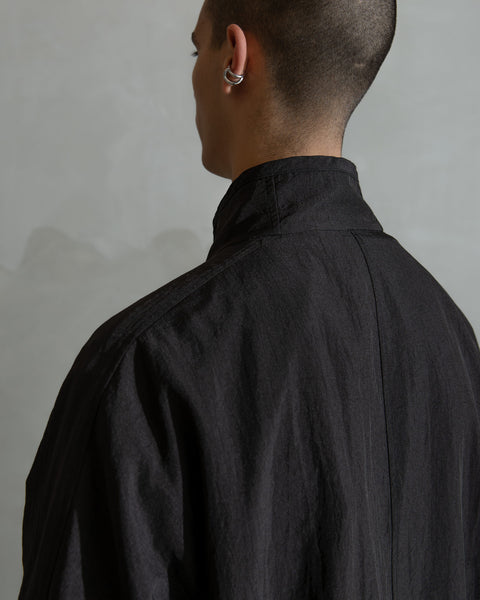 Long Track Jacket - Anthracite Black