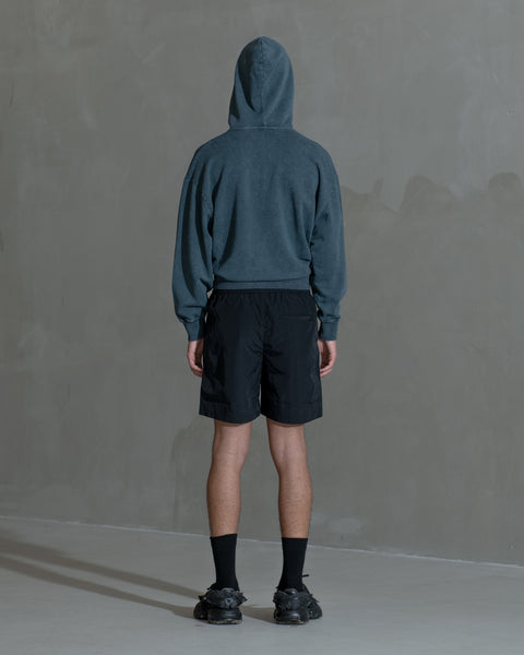 Nylon Track Shorts - Black