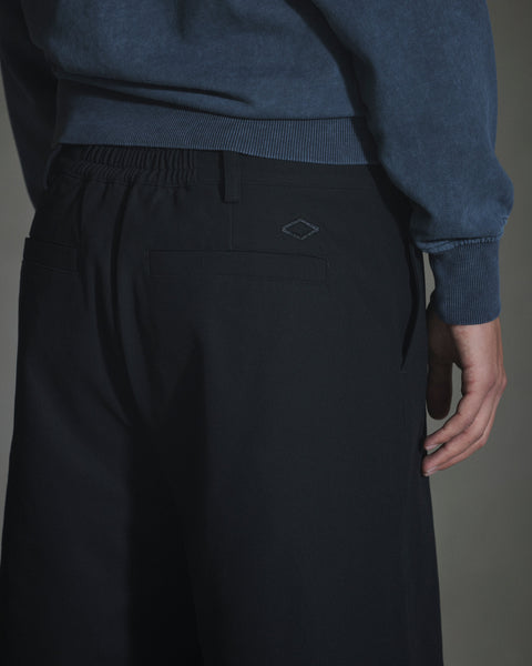 Wide-leg  Shorts - Black