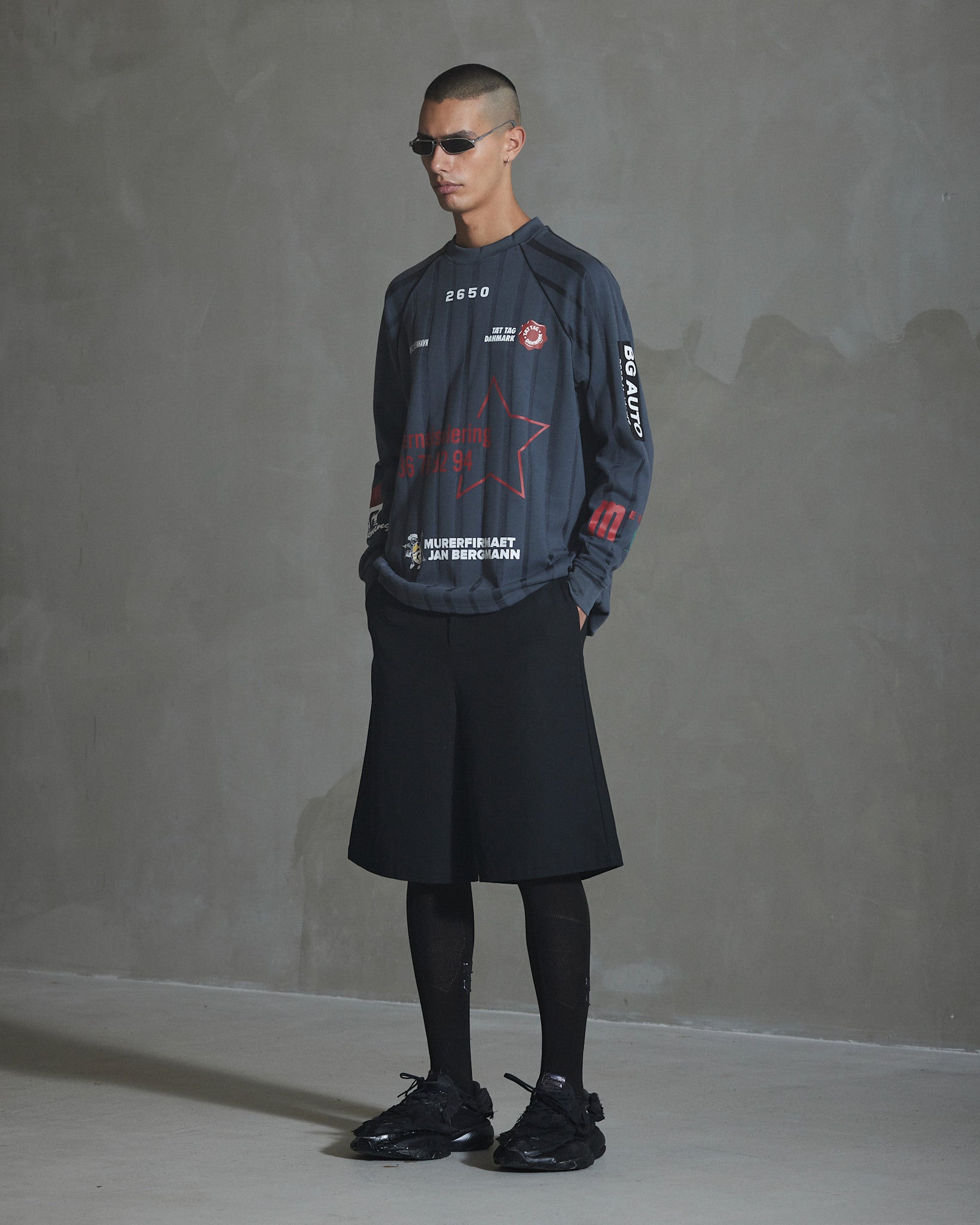 Sponsored Football Jersey LS - Dark Grey – Han Kjøbenhavn