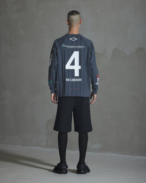 Sponsored Football Jersey LS - Dark Grey