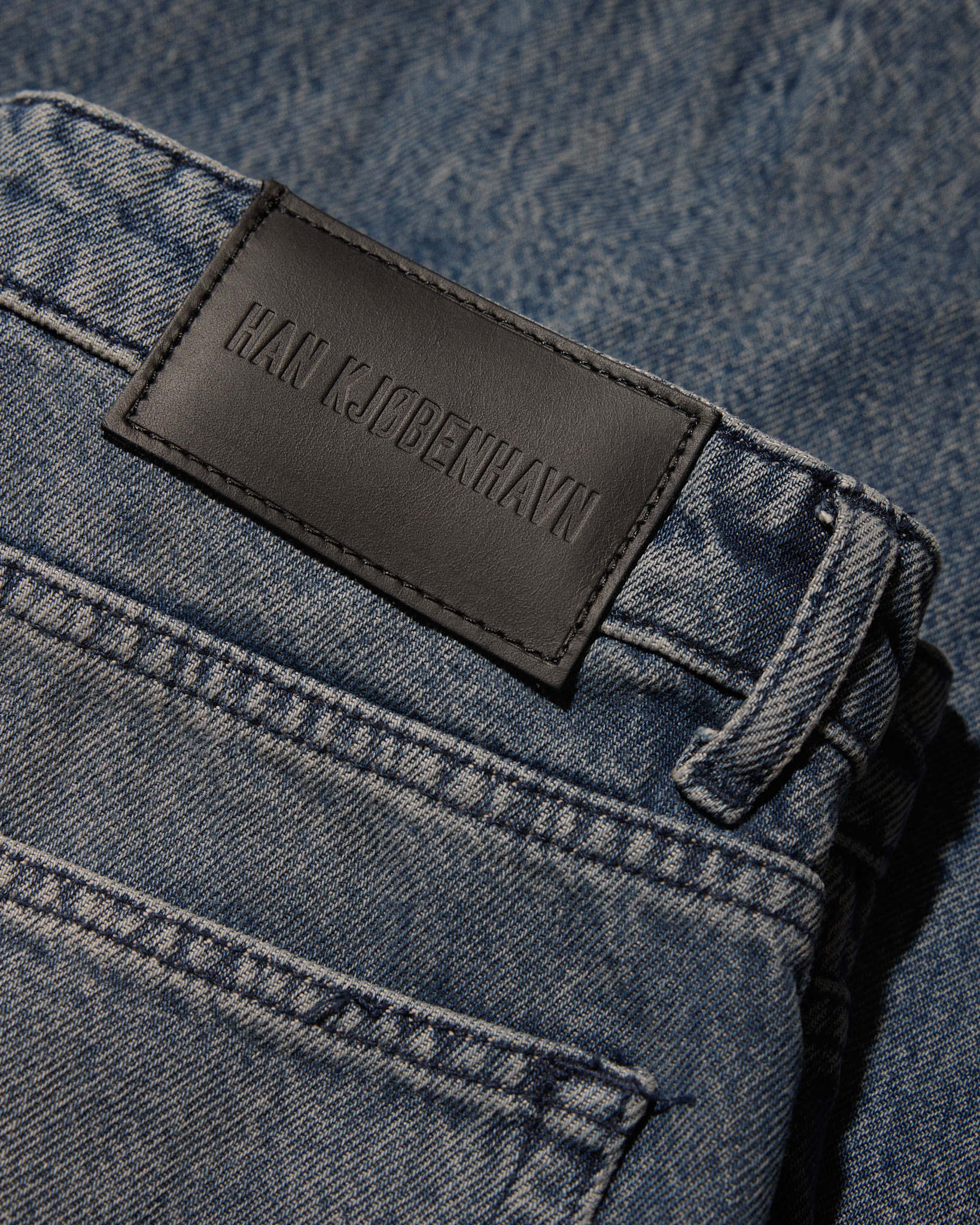 【関税込み】Han Kjobenhavn ブルー ディストレスジーンズ 関税込み】Han Kjobenhavn ブルー ディストレスジーンズ (HAN